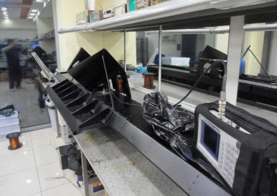 SSR ΑΑ8930 IFF antenna system from the MEKO II type Frigates after the procedure of correlation and calibration of good operation in the laboratories of our company.