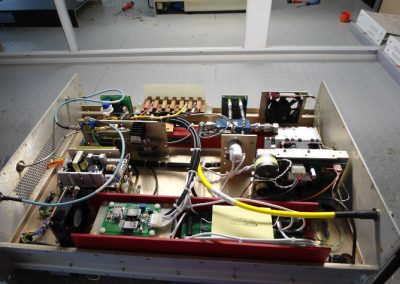 IFI power amplifiers in the process of repairing them in our company's laboratories