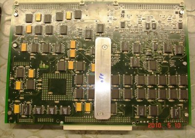 Thales ESM DR3000 electronic pcb  of Hellenic Navy under repair on our company’s laboratory