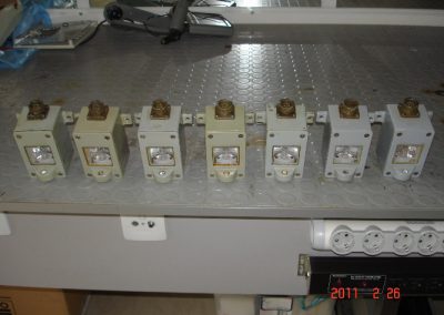 Egon Harig fire sensor in the process of repairing it in our company's laboratories