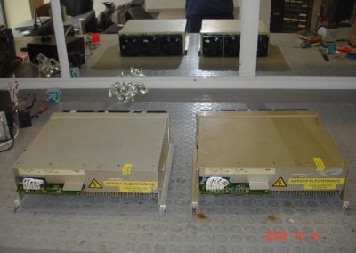 ESM DR-3000 Thales Multi-Voltage  Power Supplies after their repair and certification process at our company's laboratories.